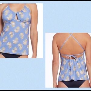 NWT Patagonia Palm Tankini Violet Blue